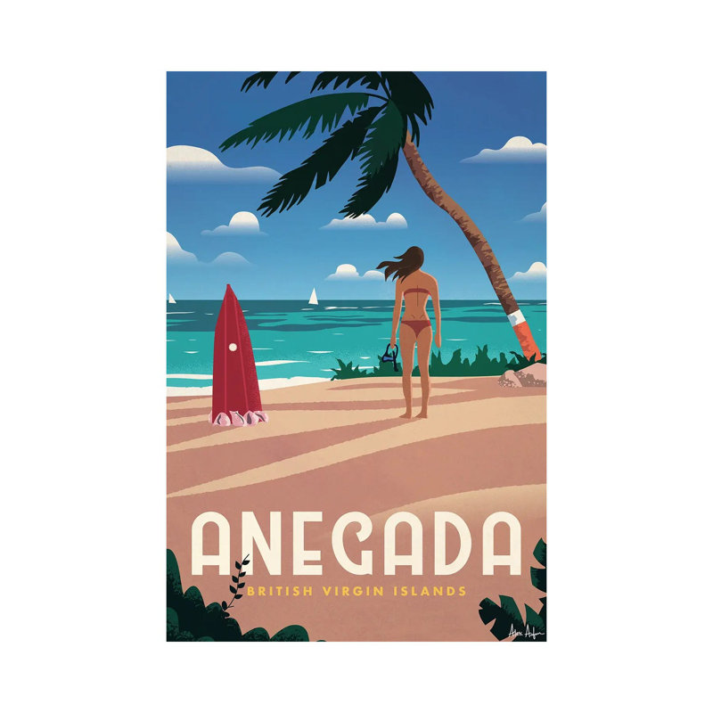 Anegada - Wrapped Canvas Print, 101.6 cm H x 66.04 cm W x 1.91 cm D
