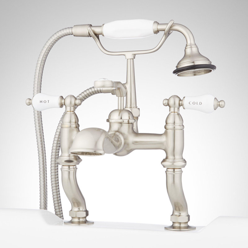 Robinet de baignoire romaine Glenwood, Nickel brossé