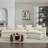 Modular Cushion Sofa Removable Footstool-1857948806