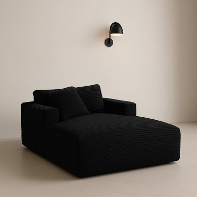 Chaise longue à compression avec coussins