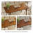 63 Inches Rectangular Solid Wood Dining Table-1709636287