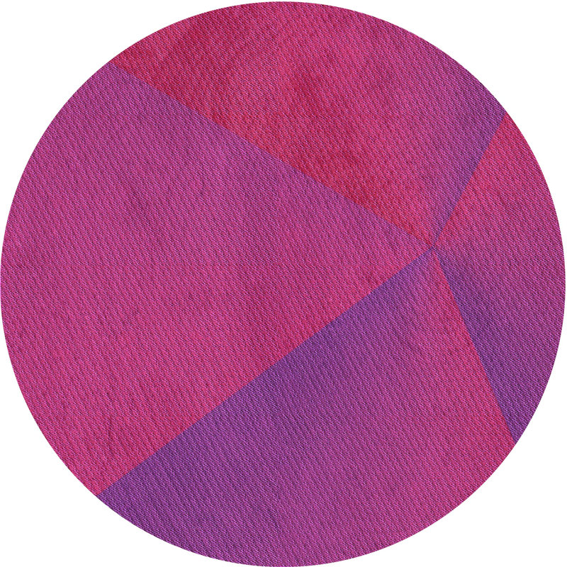 Abstract Indoor Rug, Round 4'