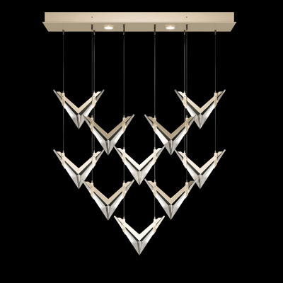 Luminaire suspendu rectangulaire l 48 po Blade
