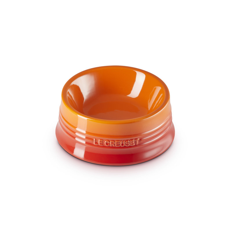 Le Creuset Stoneware Large Pet Bowl, Orange
