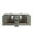 Aberdeen 84'' Double Bathroom Vanity with Quartz Top-94240502-94240504