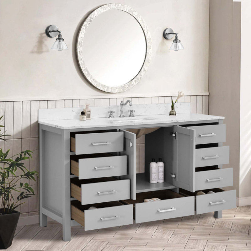 60'' Bathroom Vanity With Sink
