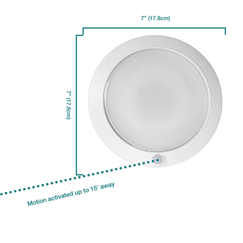 7 po (17,8 cm) USB activé par le mouvement rechargeable