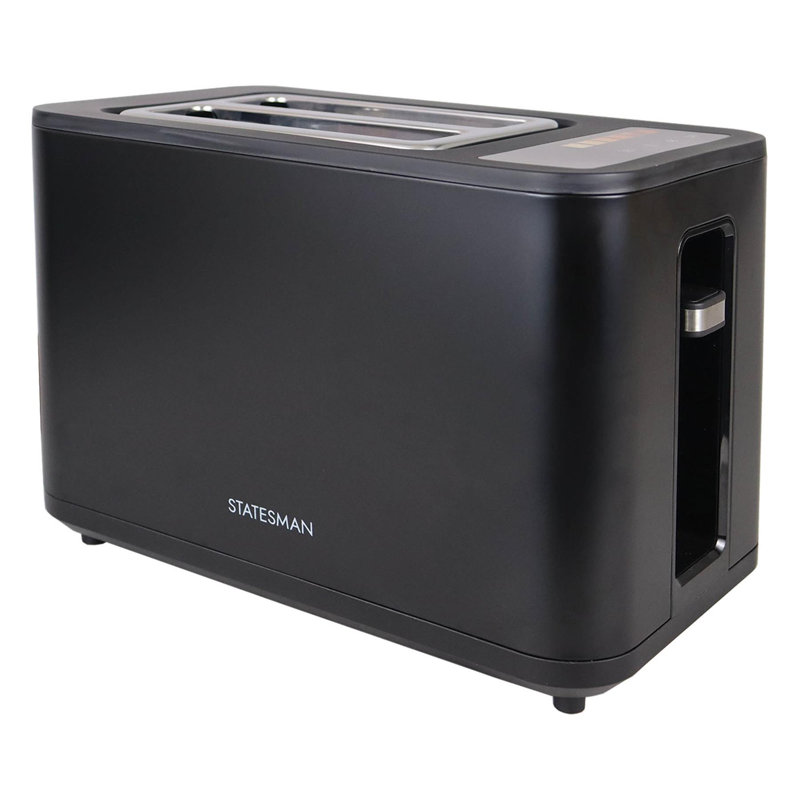 Statesman 2 Slice Digital Toaster Black