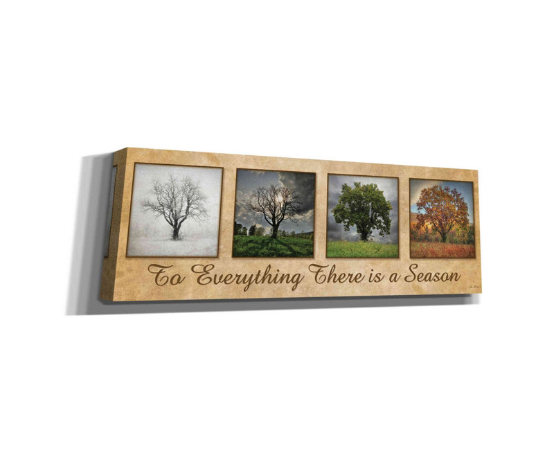 «There is a Season» par Lori Deiter, art mural sur toile, H 20 po x l 60 po x P 1,5 po