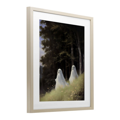 Haunted Morning Ghost, reproduction encadrée sous verre, design par LSR Design Studio