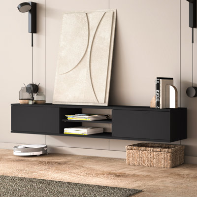 Bella Floating TV Stand Up to 80" TV's Modern Media