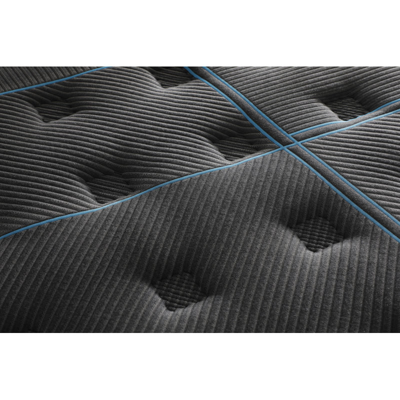 13" Luxury Black/Blue Eurotop Mattress - Inspired by Ancient Egypt - Plush Memory Foam Comfort – Premium Quilted Cover - Made in NJ – Fiberglass-Free – Bed in a Box