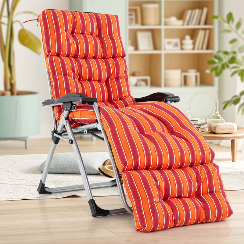 Lounge Chaise Cushion Padded Recliner Cushion Indoor Outdoor
