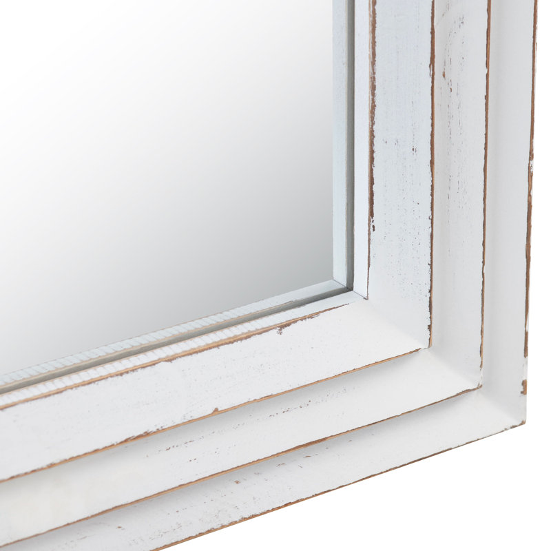 Rhode Solid Wood Flat Wall Mirror