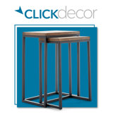 Ensemble de tables de bout gigognes ClickDecor Parker