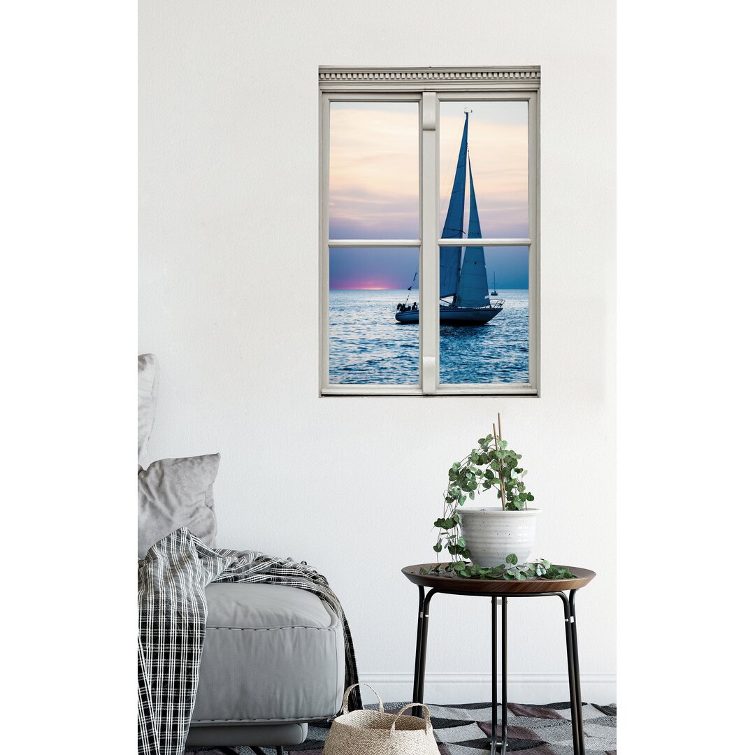 Wandtattoo Fenster Hochsegelschiff