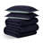 Down Alternative Microfiber Reversible Comforter Set - 3 Pcs All Season Diamond Pattern Comforter with Shams-109248976-109248969