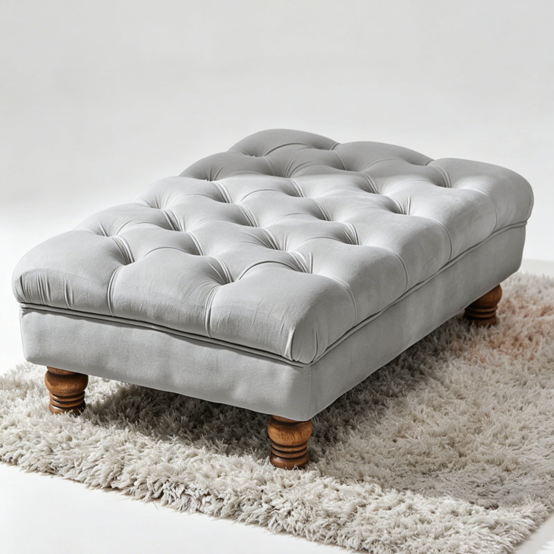 Velvet Upholstered Bench