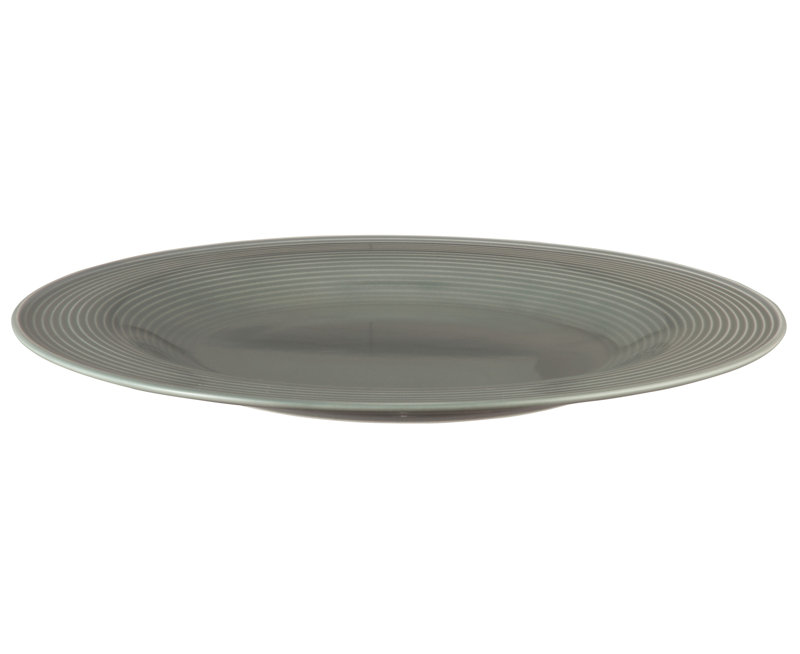 30cm Porcelain Dinner Plate, Pearl Grey