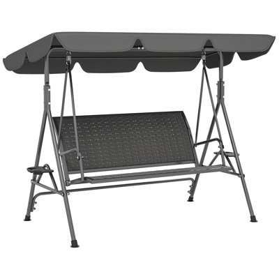 3 Person Porch Swing with Canopy