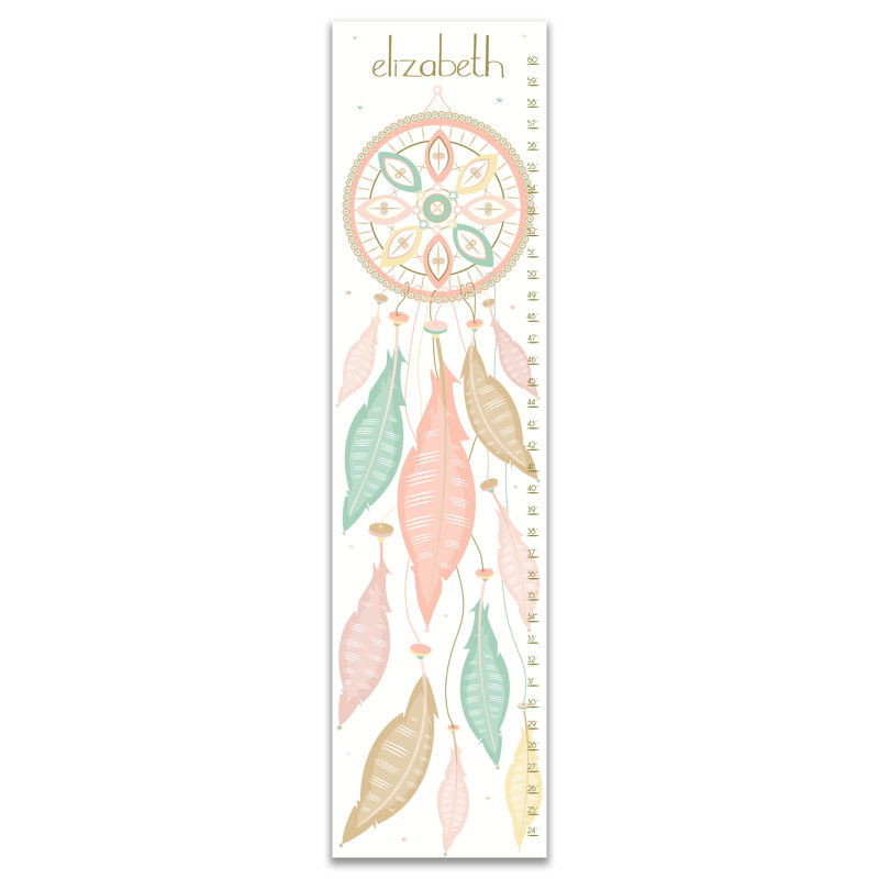Tableau de croissance personnalisable pastel dreamcatcher Todd, Oui