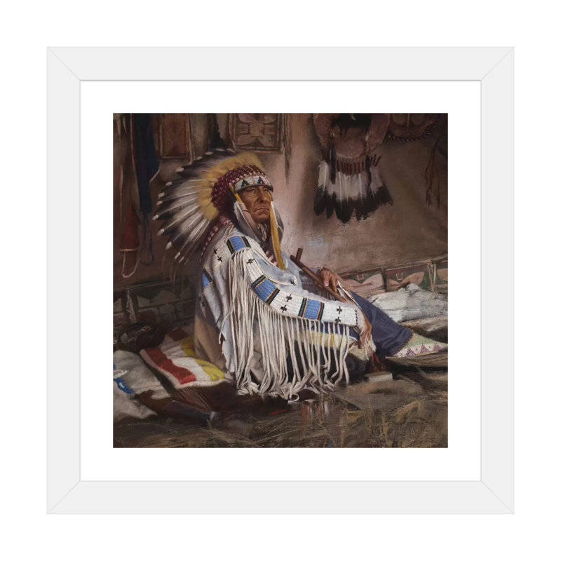 « Habitat » par David Edward Kucera, reproduction d’art, H 16 po x l 16 po x P 1 po, Papier encadré blanc, Blanc