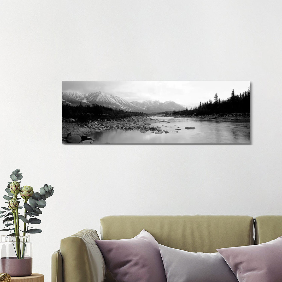 USA, Alaska, Kennicott River - Wrapped Canvas Panoramic Print