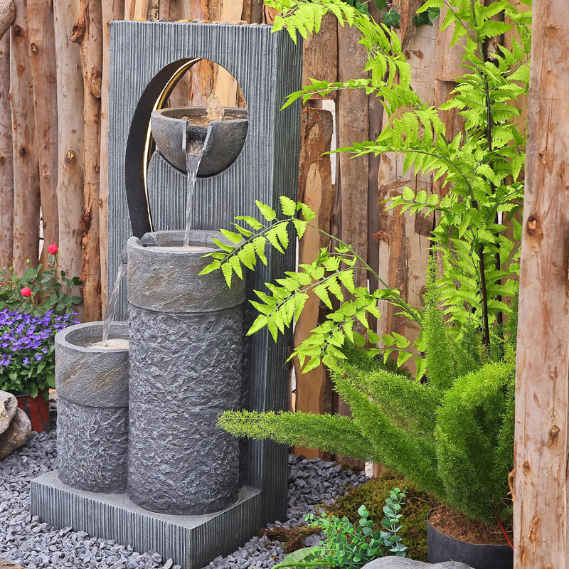 Fontaine munie de lumière Munni