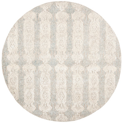 Tapis en viscose / laine touffeté à la main Samaniego
