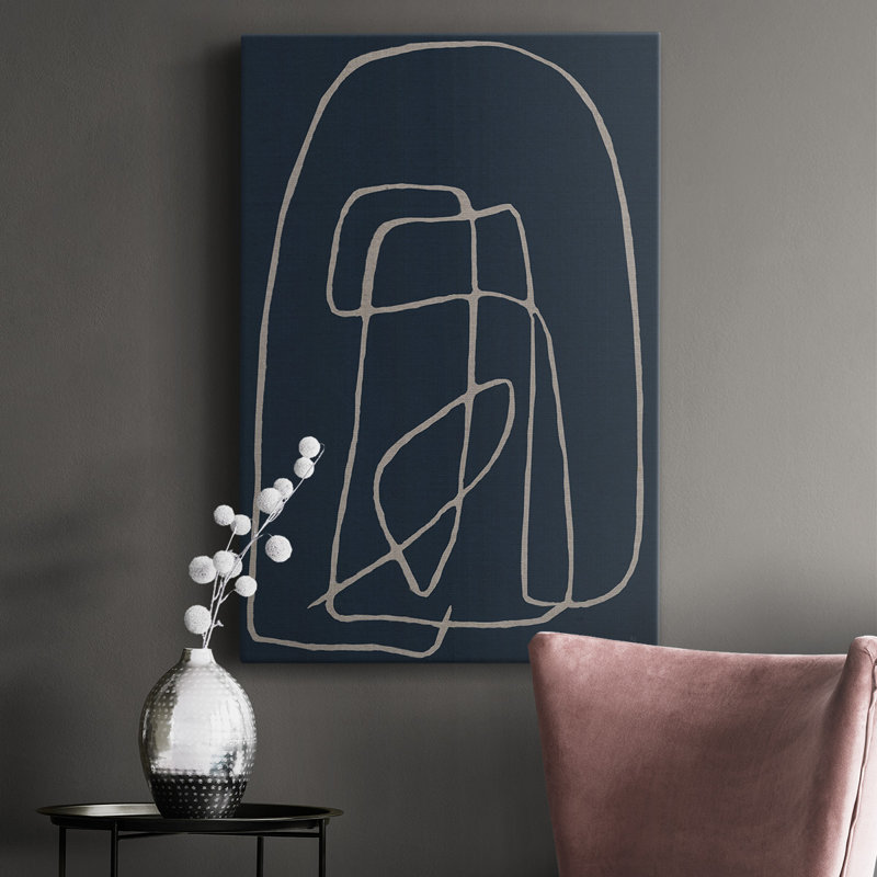Dimanshu Shapes And Night Sky I - impression sur toile tendue, H 27 po x l 18 po x P 1 po