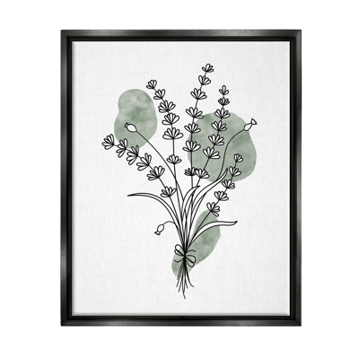 Fleurs sauvages encadrées, estampe numérique par JJ Design House LLC