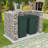 Garbage Can Storage Trash Can Enclosure Galvanized Steel Wire Mesh