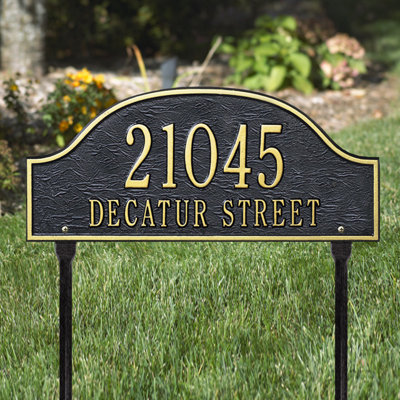 Plaque d'adresse sur 2 lignes Admiral