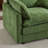 Majuma Chenille Fabric Upholstered 3-Seater Sofa with Ottoman-407985012
