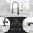Commercial Kitchen Faucet With Pull Down Sprayer, Single Handle Singlaucet-117581064