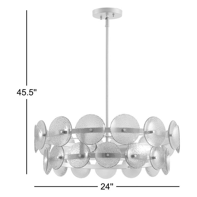 Curtis Iron 4-Light Chandelier