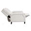 Fauteuil inclinable à pression avec mouvement inclinable, style transitionnel et tissu texturé pour les salons modernes
