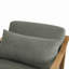 Fauteuil d'appoint en bois avec coussin lombaire Reagan-1096436132