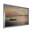 «Pastel Sunset Over The Lake», reproduction sur toile encadrée-59634756-59634775