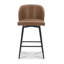 Tabouret de bar et de comptoir pivotant Brendaly (ensemble de 4) - Similicuir-2101453672