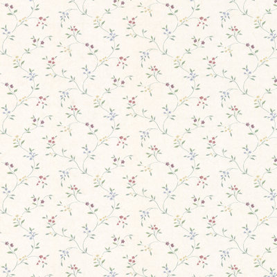 Krauss Small Floral Trail 20.5 In X 33 Ft Washable Wallpaper Covers About 56 Sqft