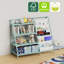Johnson Metal Book Display, Bookshelf And Toy Storage Organizer - 4 Tier Book Shelf-1249504144