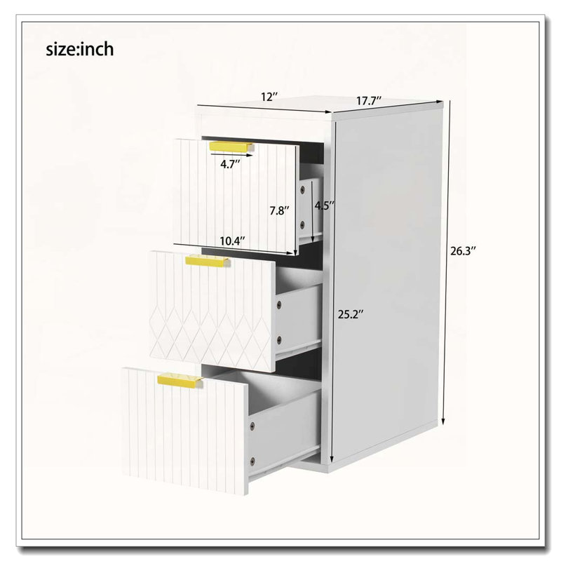 Multifunctional Wall Mounted Floating Cabinet with Drawers, White