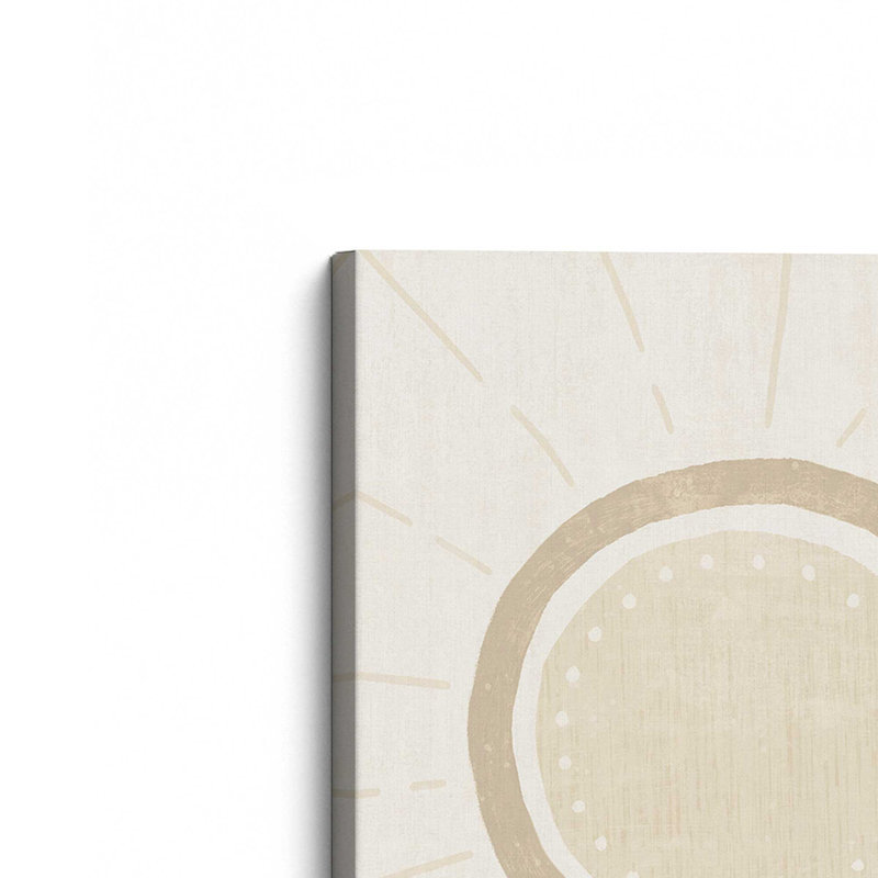 Sandy Sunset Wrapped Canvas Print, 24" H x 24" W