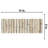 Bamboo  5-7/8"x11-7/8" Fluted Ceramic Wall Tile-90732249