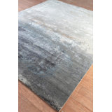 Contemporary One-of-a-Kind Rectangle 8'2" x 9'11" Hand Knotted Area Rug