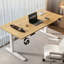 Le bureau d'étude à hauteur réglable Bamboo Art Electric-529692576