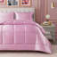 Édredons en duvet de satin rose Jucy Couture-130632995