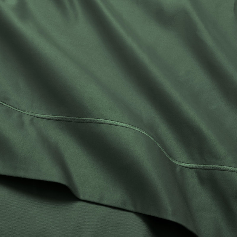 300-Thread Count Deep Pocket Standard Cotton Sheets, King, Hunter Green