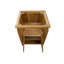 Base de meuble-lavabo simple en teck massif de 24 po EcoDecor, meuble-lavabo en teck, meuble-lavabo, meuble-lavabo sans comptoir, meuble-lavabo en teck-28989829